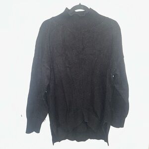 Anthropologie Maeve Black Turtleneck Sweater